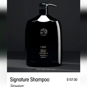 NWT Oribe Liter w/ Pump Signature Shampoo & Conditioner
